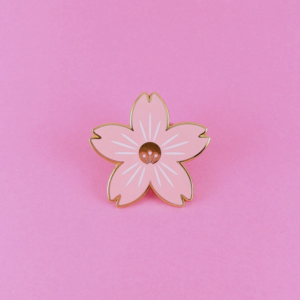 Cherry Blossom Enamel Pin