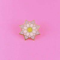 Lotus Blossom Enamel Pin